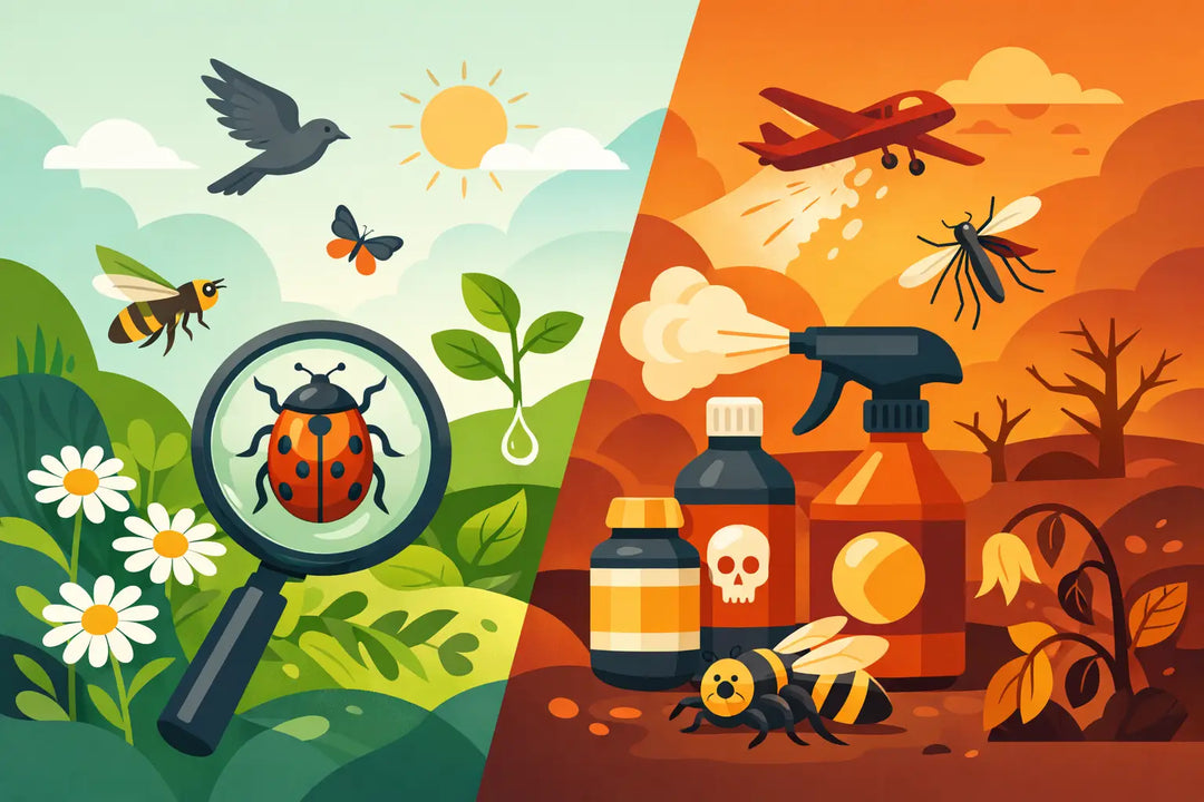 Natural Insect Control vs Pesticides