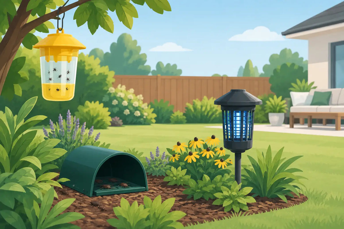 Chemical Free Traps for a More Comfortable Yard