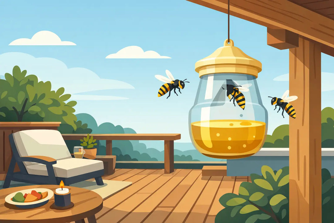 Best Wasp Trap for Deck Spaces