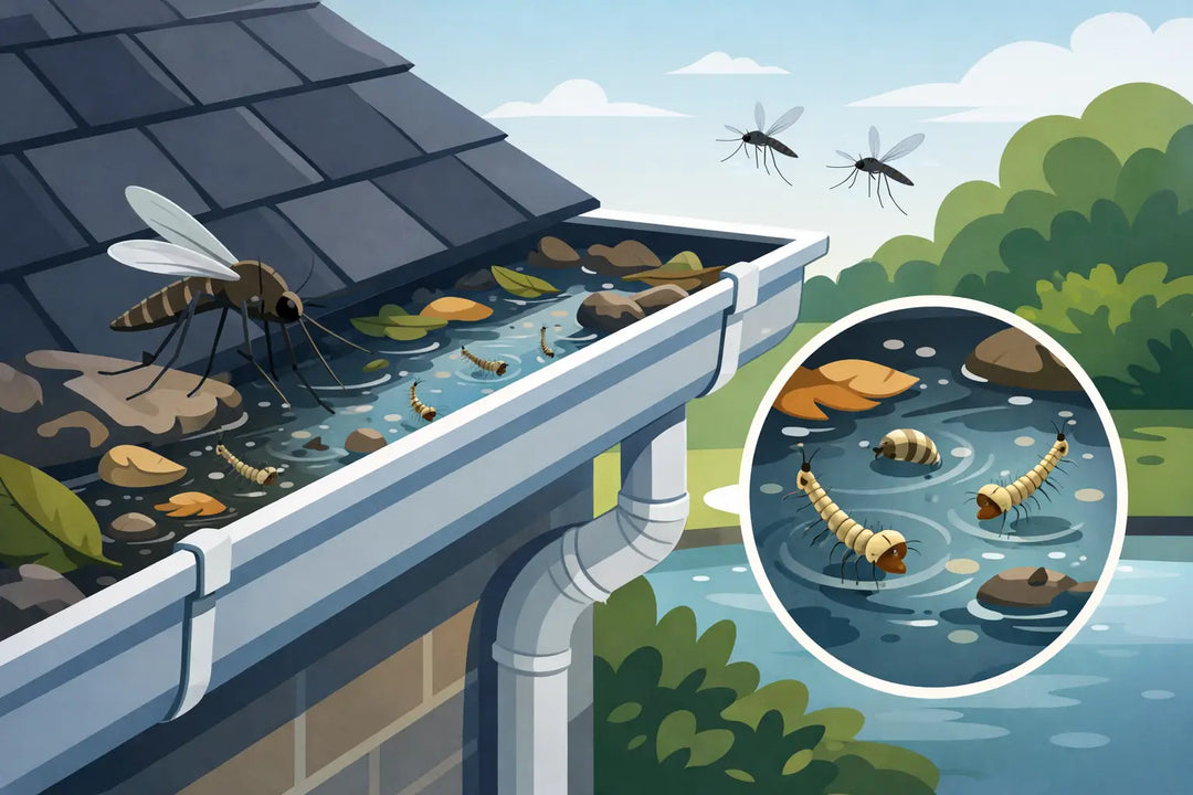 Can Mosquitoes Breed in Gutters? Yes - Here's Why