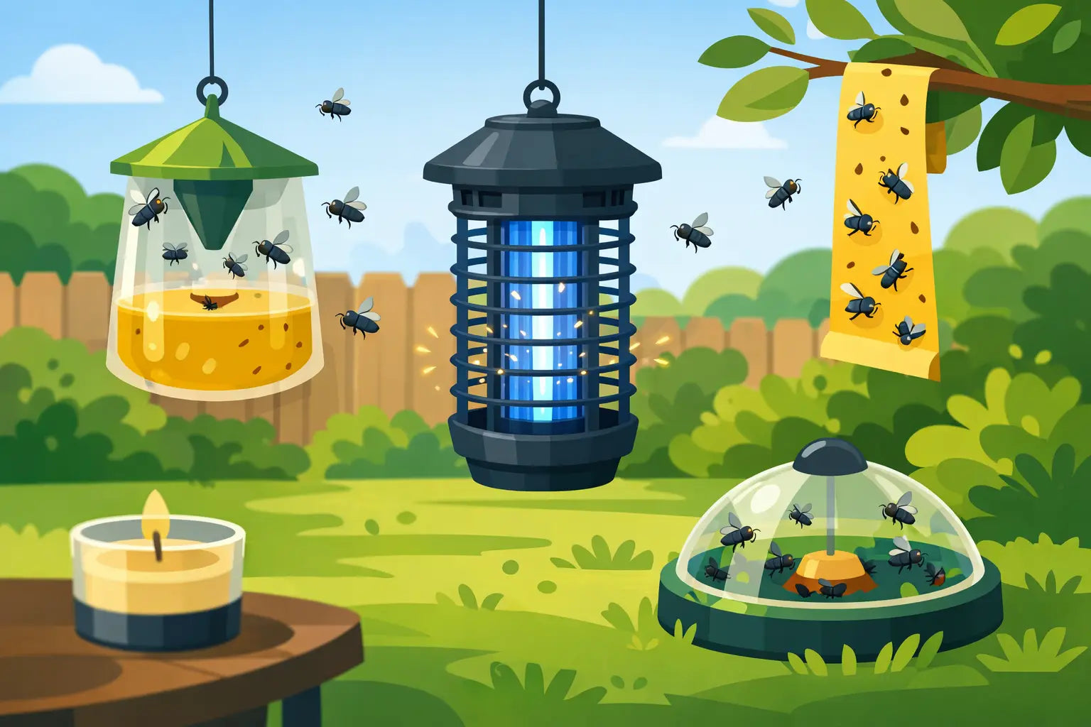 Best Fly Traps for Backyards That Actually Work