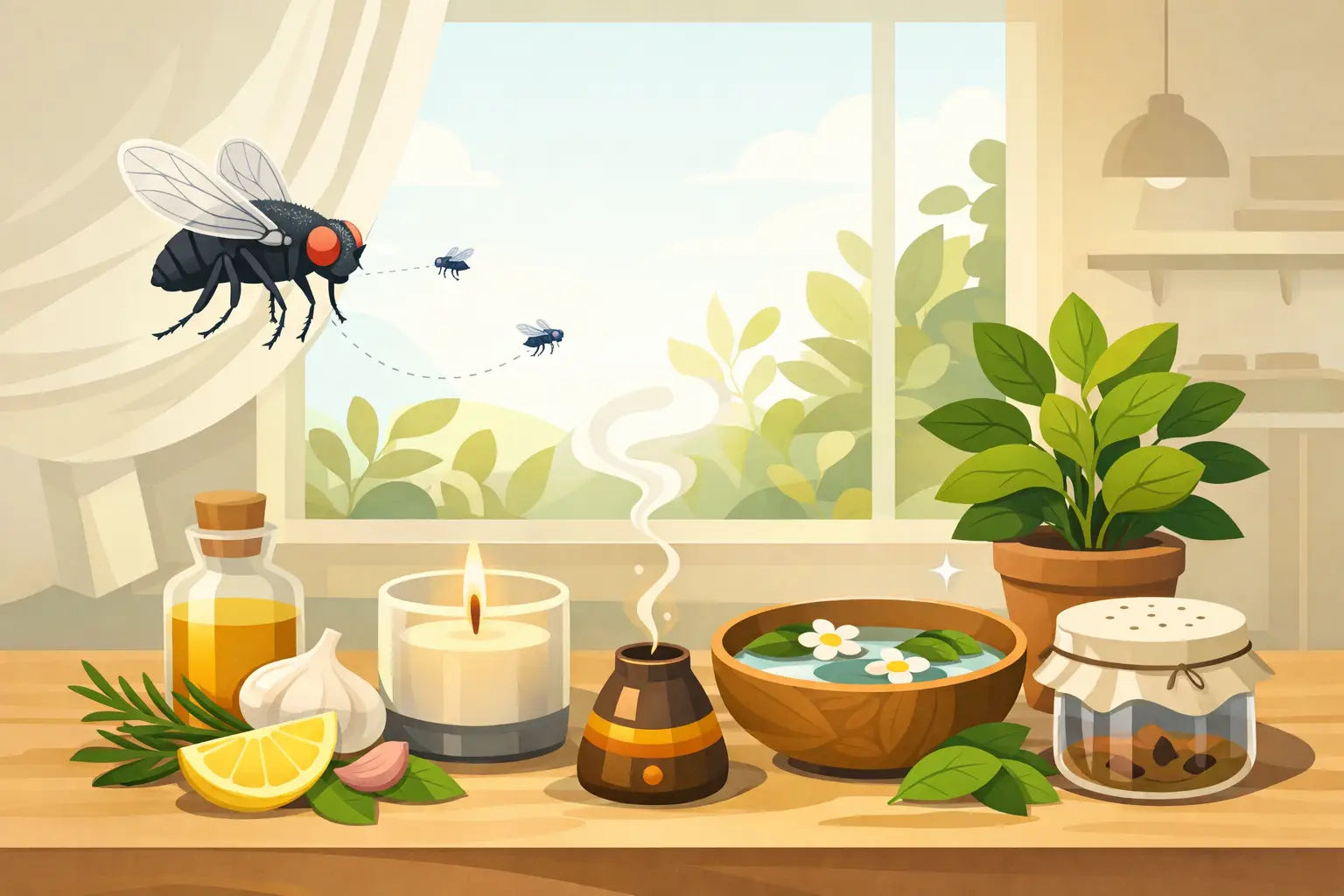 How to Keep Flies Away Naturally at Home