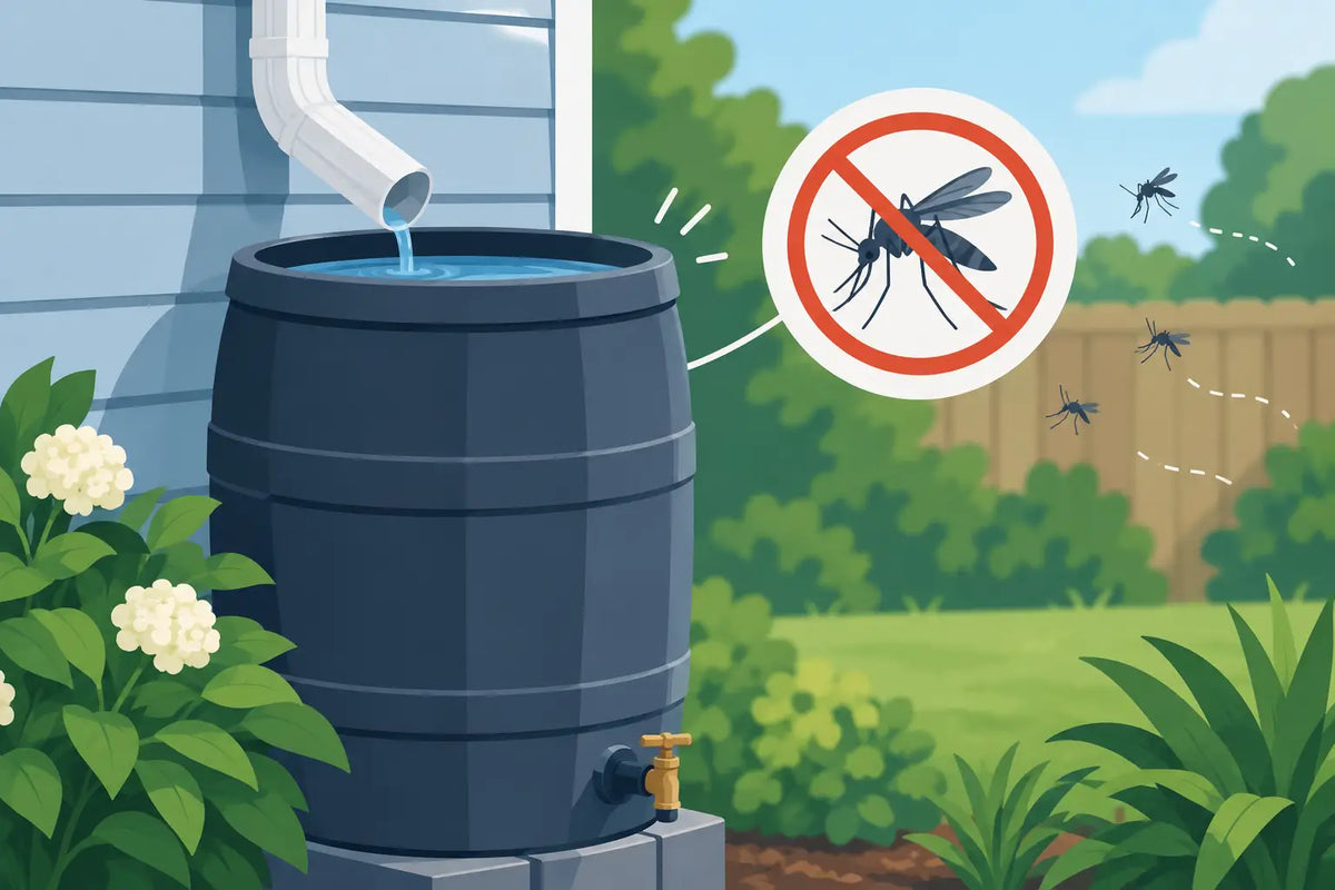How to Remove Mosquitoes From Rain Barrels