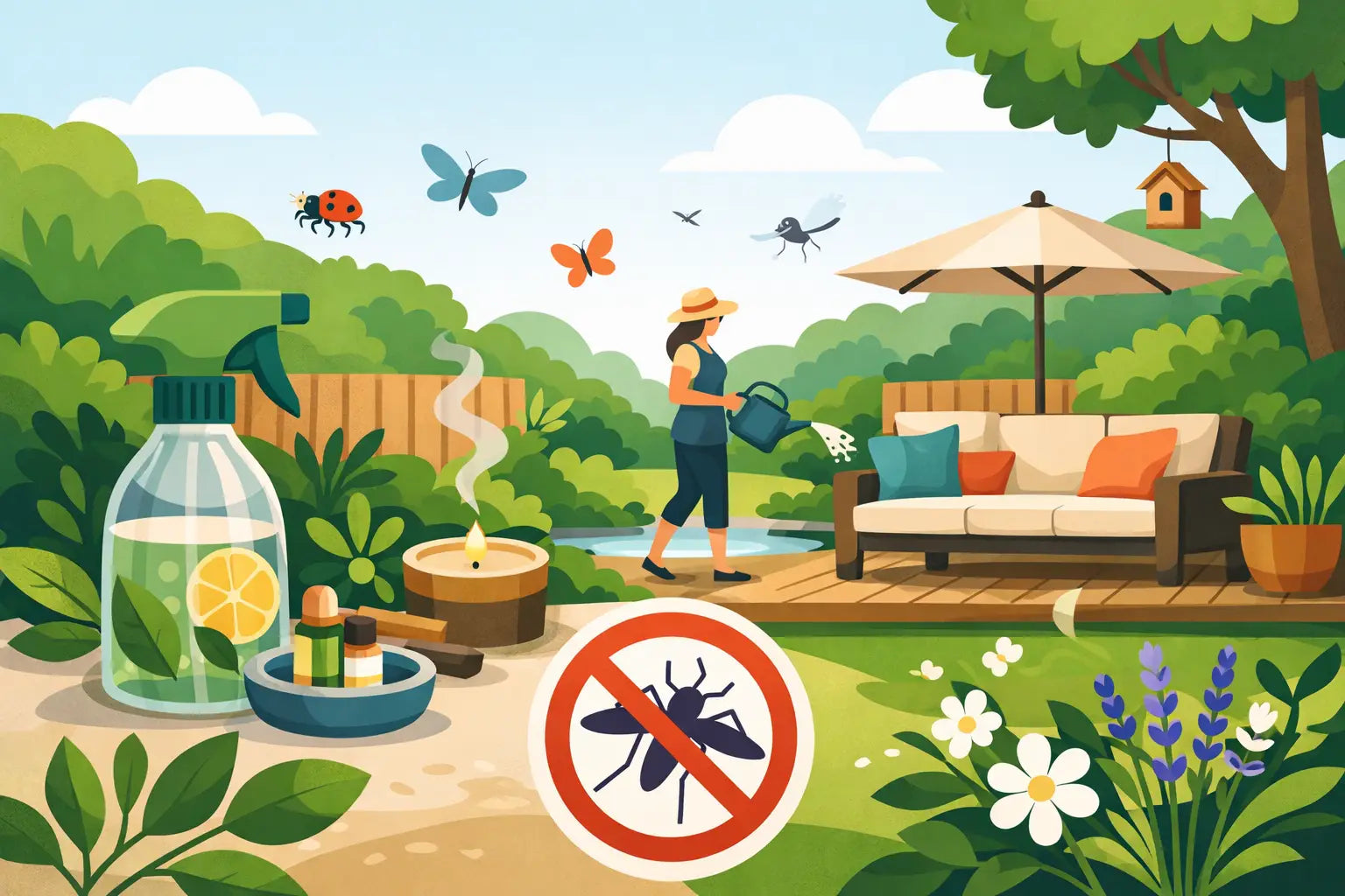 How to Make Your Backyard Bug-Free Naturally