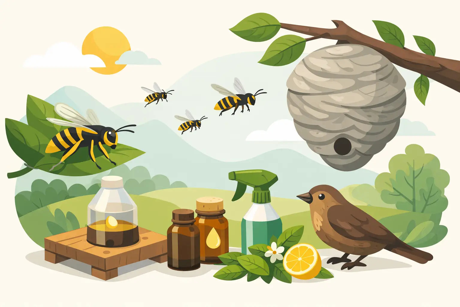 Natural Yellow Jacket Control Methods