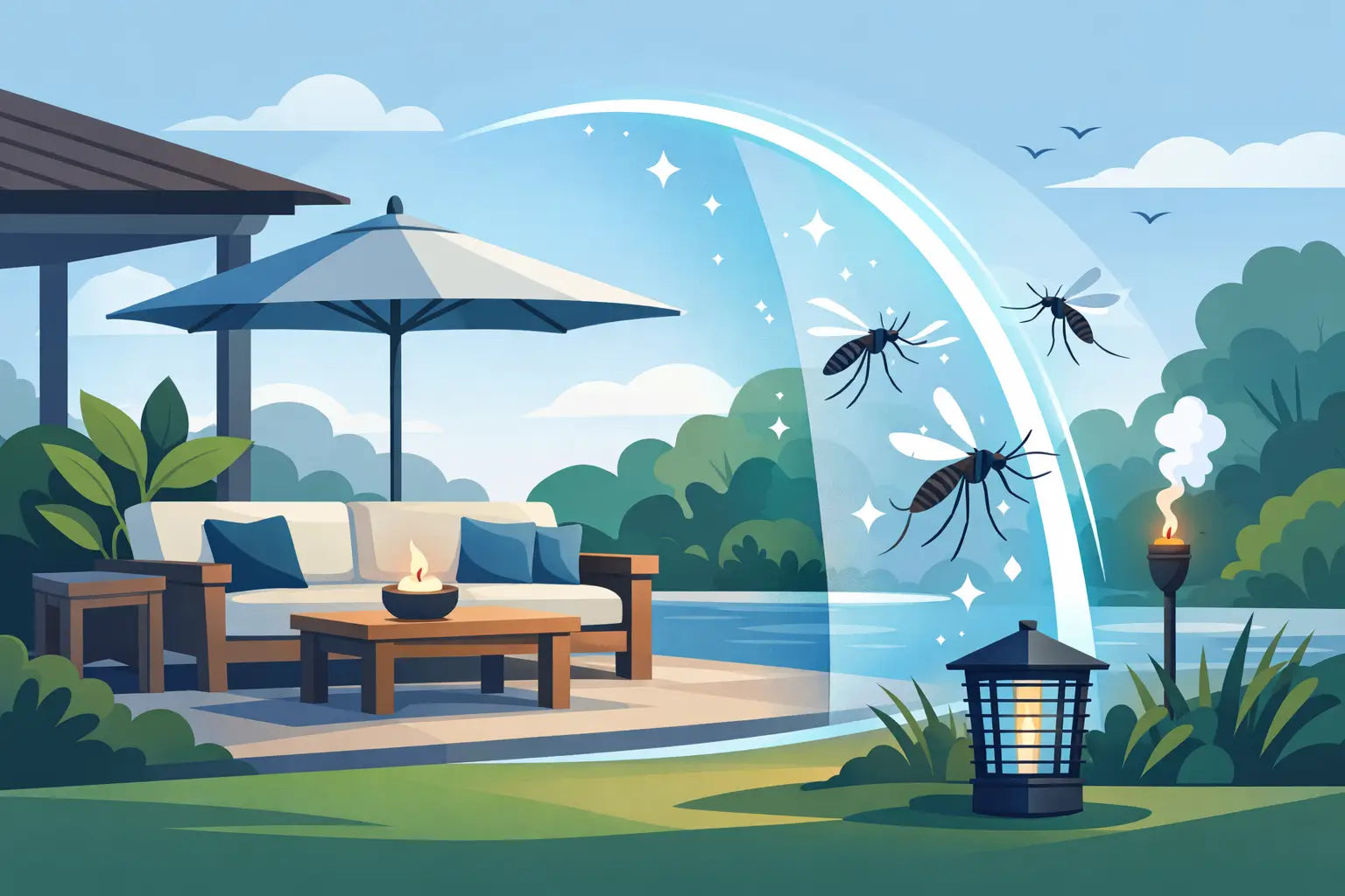 How to Protect Patio From Mosquitoes