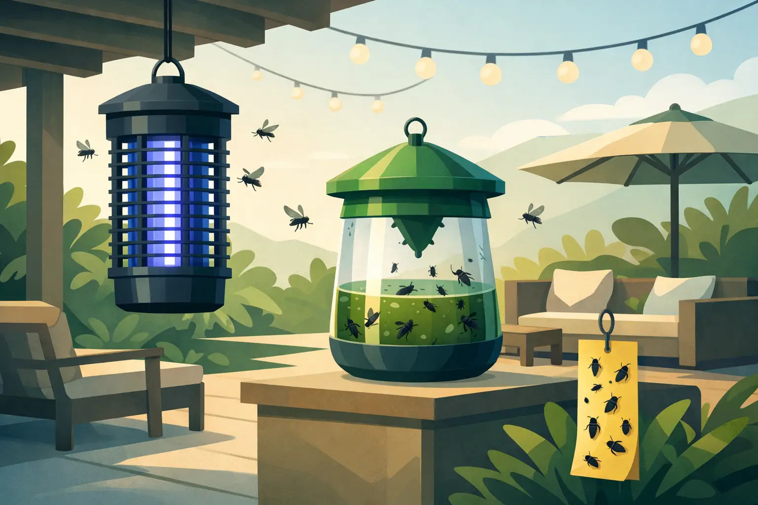 Best Outdoor Fly Trap for Patio Spaces