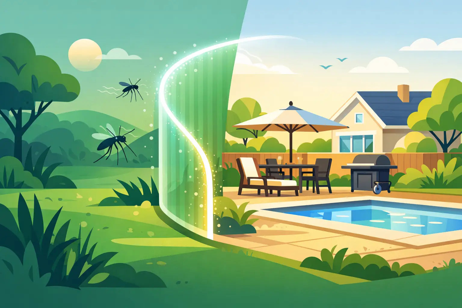 Outdoor Mosquito Barrier Review for Backyards