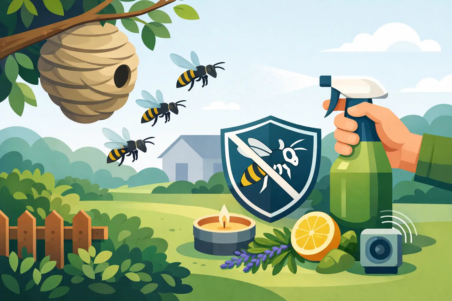 How to Keep Hornets Away Safely