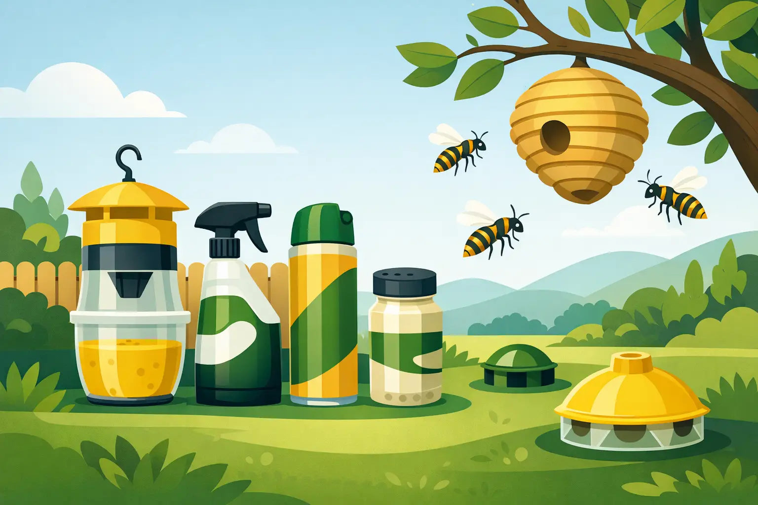Best Yellow Jacket Deterrent Products for Yards