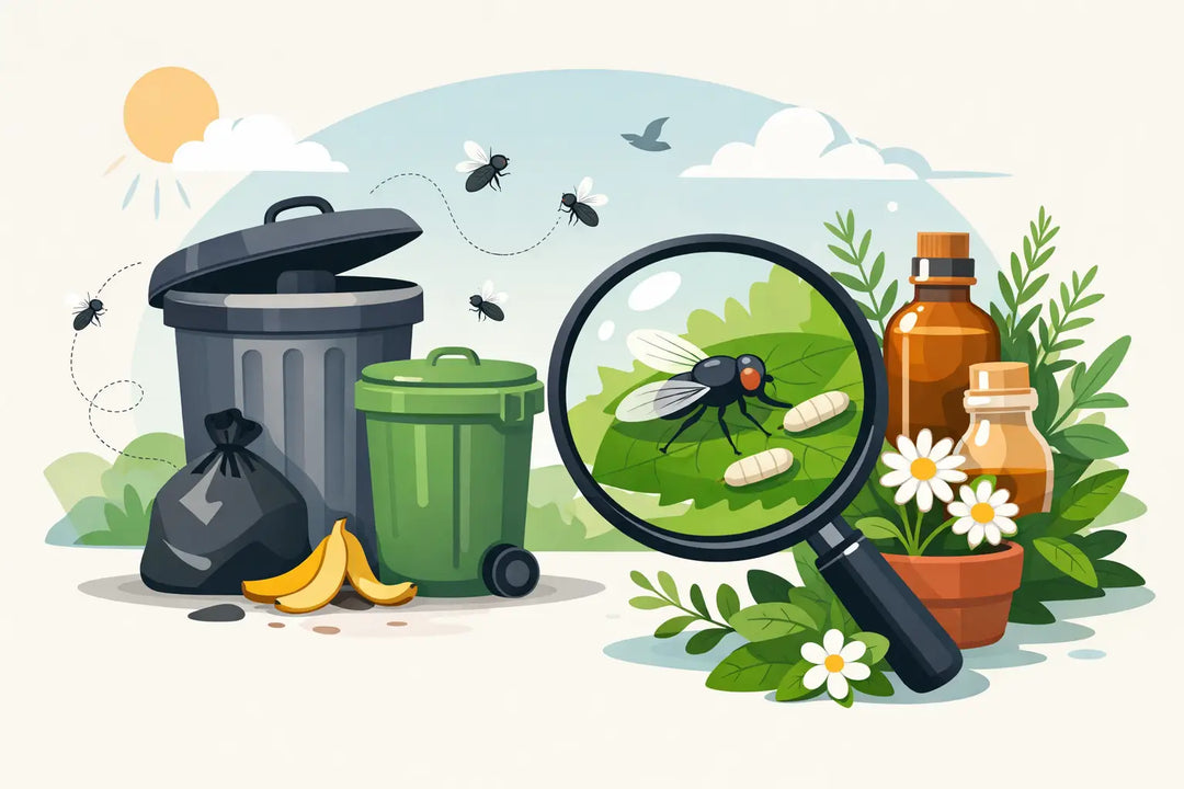 Natural Fly Control for Trash Cans That Works