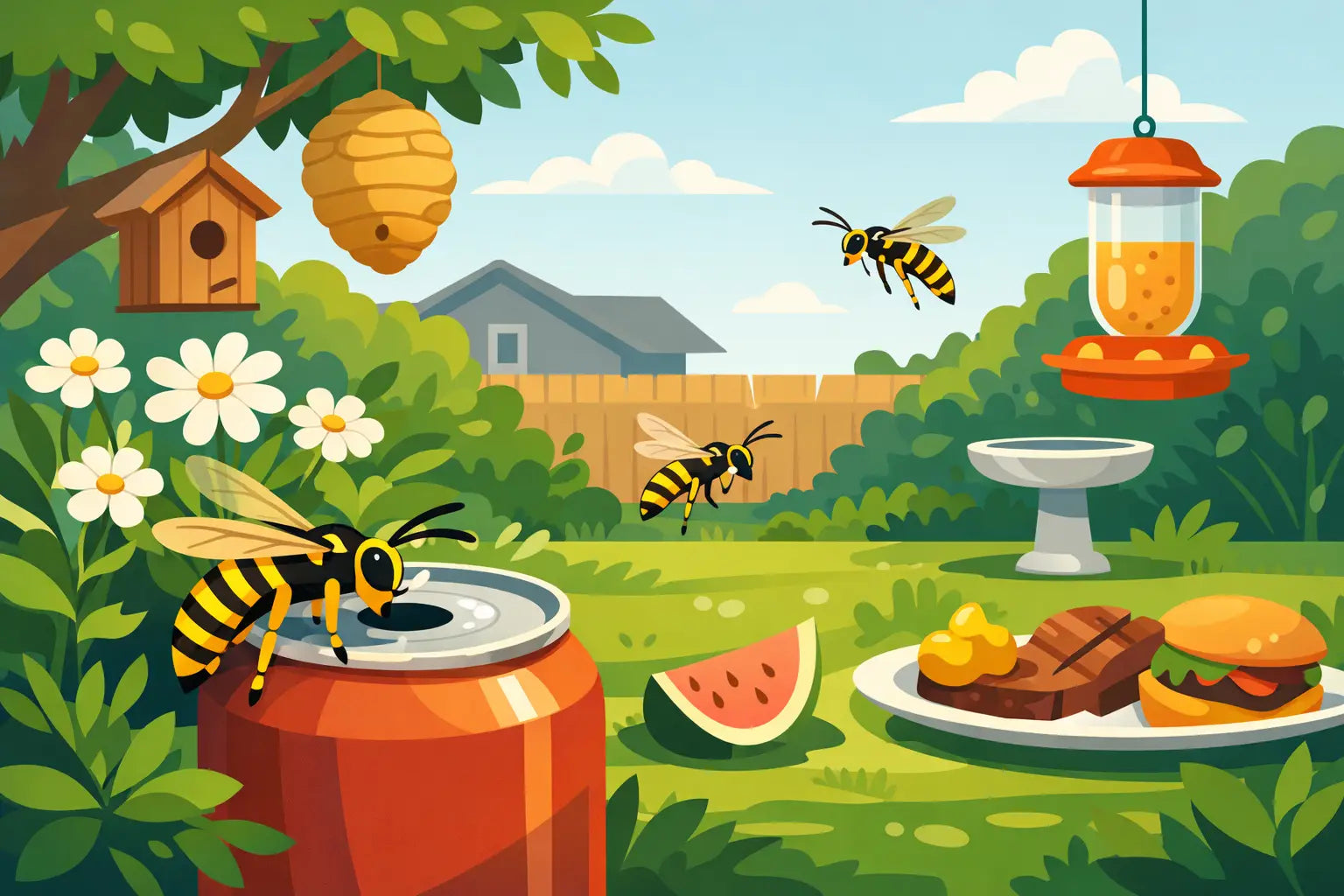 What Attracts Yellow Jackets to Yards?